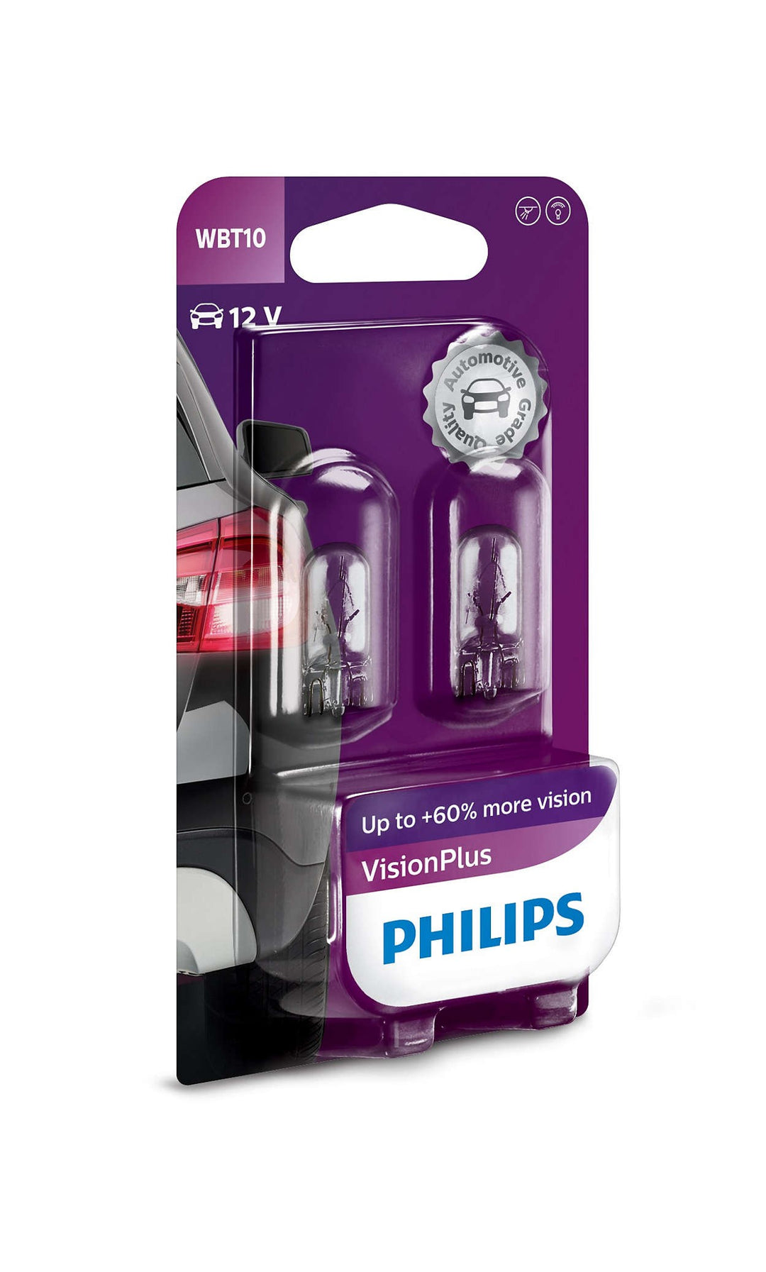 PHILIPS WBT10 12V6W W2,1X9,5D B2