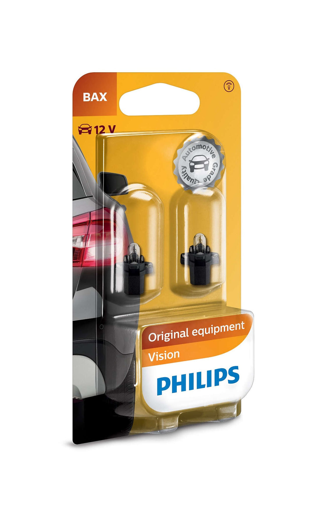 PHILIPS BAX 8,3S/1,35 BLACK 12V1.2W BAX8,3S/1,35 BLACK B2 | 10 UDS