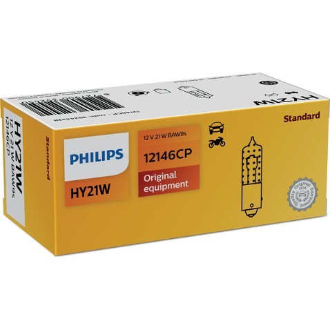 PHILIPS HY21W 12V21W BAW9S CP | 10 PCS