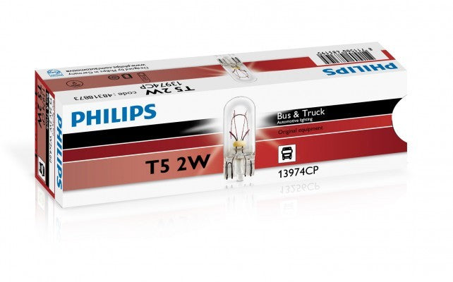 PHILIPS WB T5 24V2W W2X4,6D CP | 10 UDS