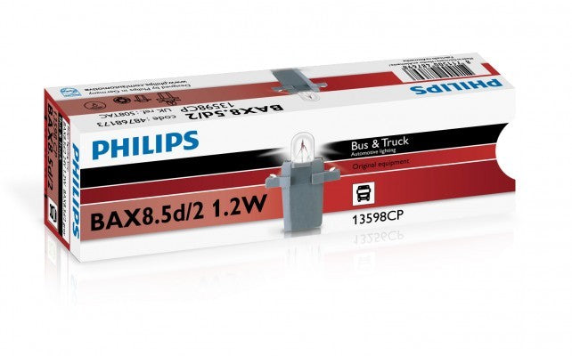 PHILIPS BAX 8,5D/2 GREY 24V1.2W BAX8,5D/2 GREY CP | 10 UDS