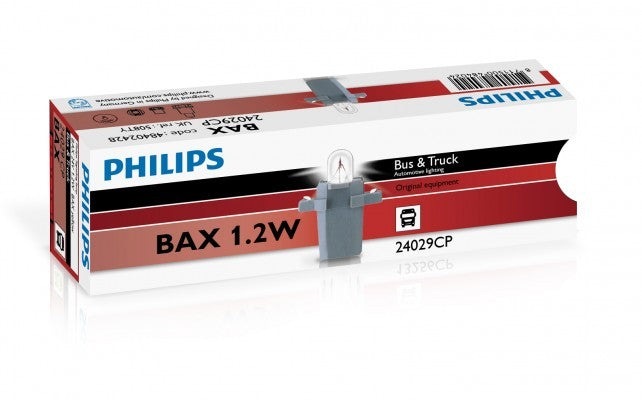 PHILIPS BAX YELLOW 24V1.2W BAX8,5D/2 YELLOW CP | 10 UDS