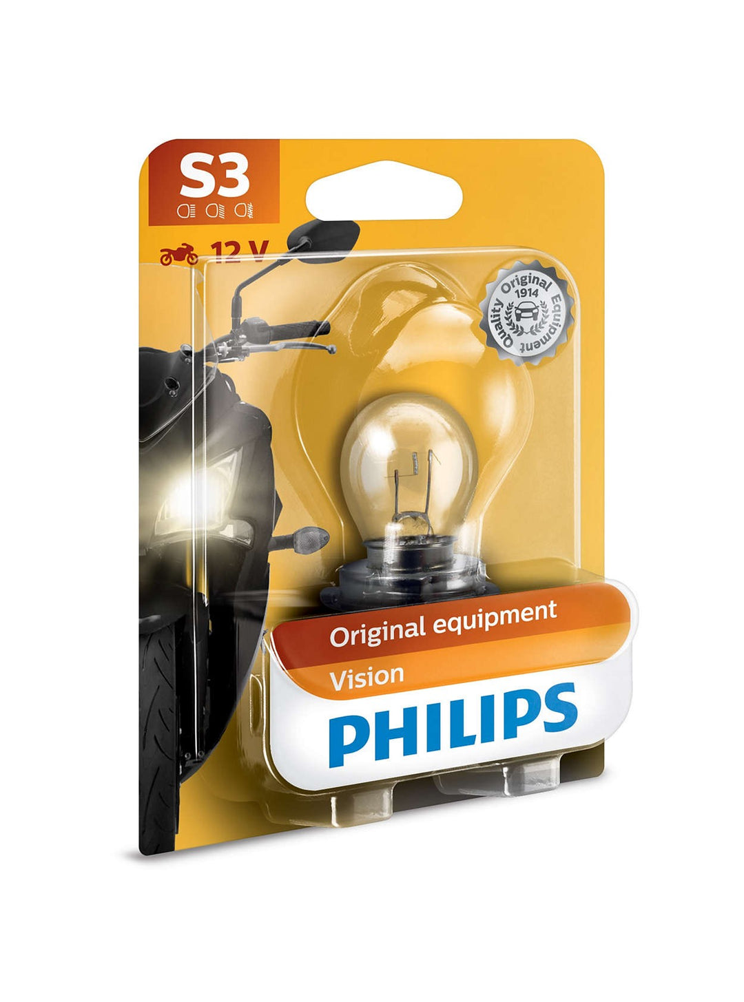 PHILIPS S3 12V15W P26S BW