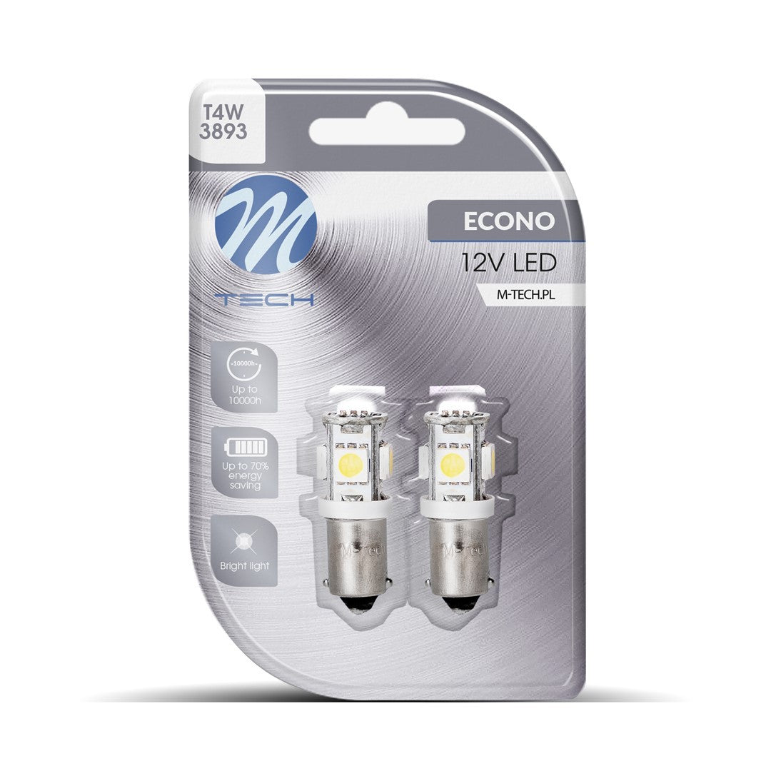 BLISTER 2X LED L057W - BA9S 5XSMD5050 BLANCO
