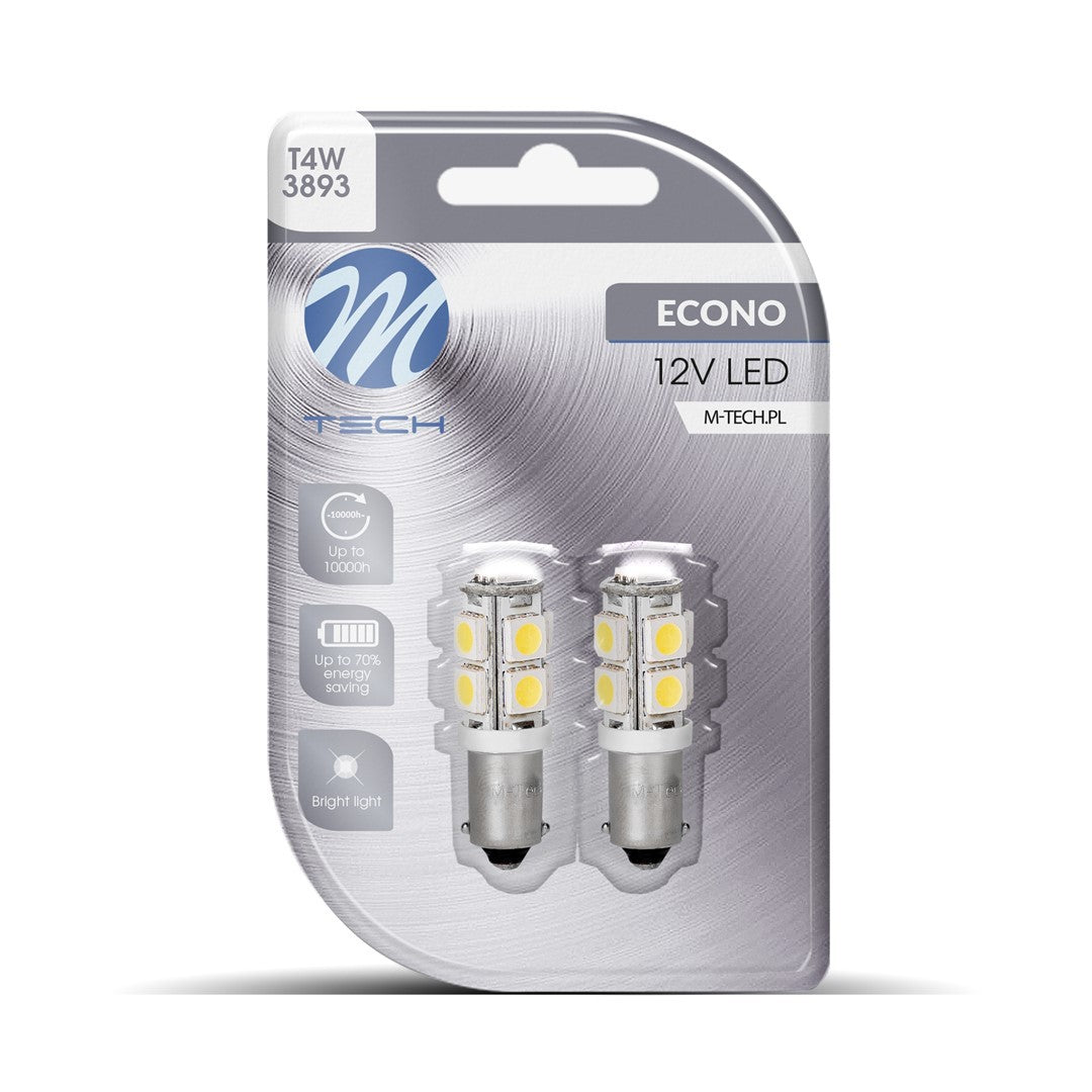 BLISTER 2X LED L084W - BA9S 9XSMD5050 BLANCO