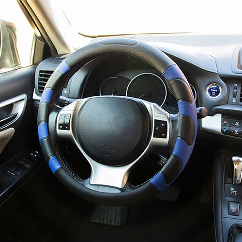 GRIP SCHWARZ/BLAU LENKRADBEZUG CS6