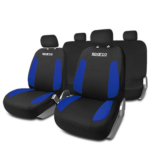 JUEGO FUNDAS STRADA NEGRO/AZUL CS6