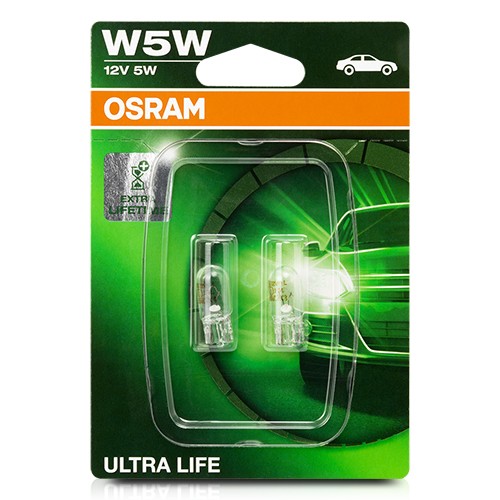 OSRAM ULTRA LIFE 2825ULT-02B W5W W2,1X9,5D 12V 5W