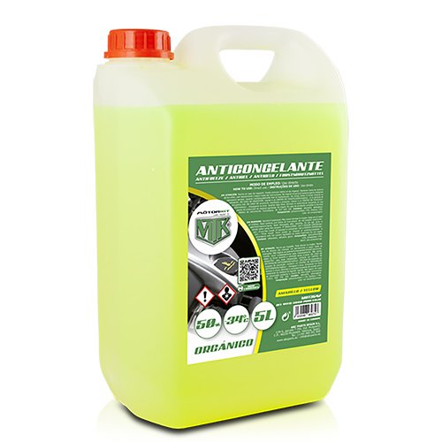 ANTICONGELANTE 5L 50% AMARILLO ORGANICO CS4