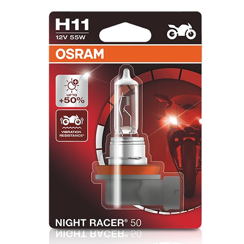 H11 55W 1 NIGHT RACER +50% (STOCK LAST )