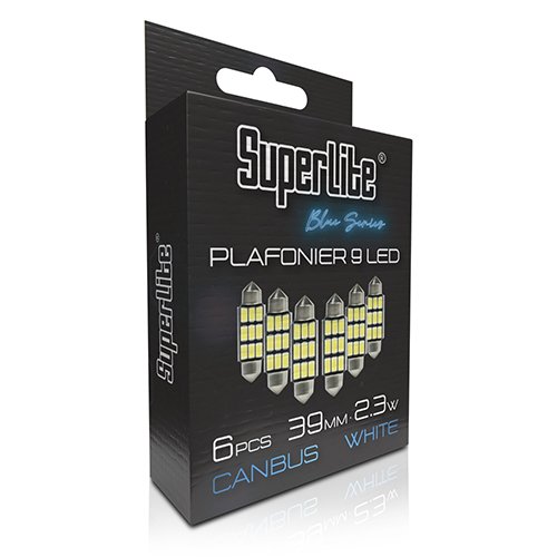 PLUS POWER PACK BOMBILLA PLAFONIER 39MM 6 PCS CANBUS WHITE