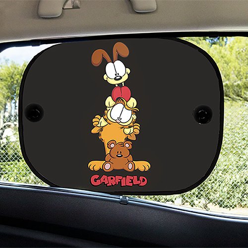 CORTINILLAS LATERALES GARFIELD 2 PIEZAS CS10