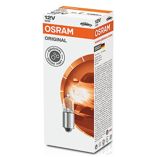 OSRAM MINIWATT BA9S 10W 12V 64113 | 10 UDS
