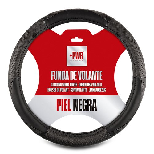 FUNDA VOLANTE PIEL NEGRA CS6 ANTIGUO FV010156