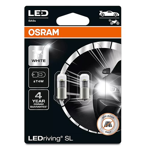 OSRAM LEDRIVING® 3893DWP-02B 0,8W/12V BA9S ? \"T4W\" WHITE 6000K