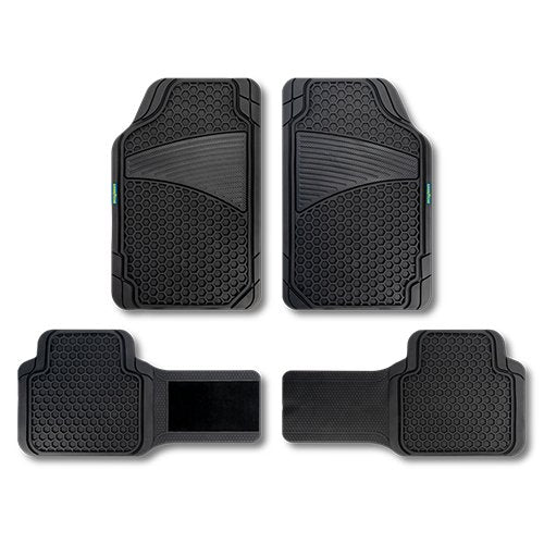 ALFOMBRA GOMA NEGRA 4PCS PANAL