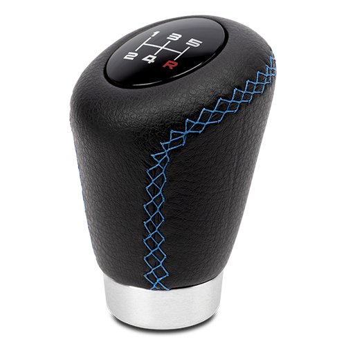 OEM 2 CORTO PIEL NEGRO/AZUL GATILLO 27MM ANTIGUO POM30170