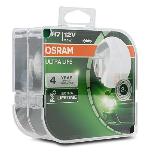 HALOGEN OSRAM ULTRA LIFE H7 12V 55W DUO