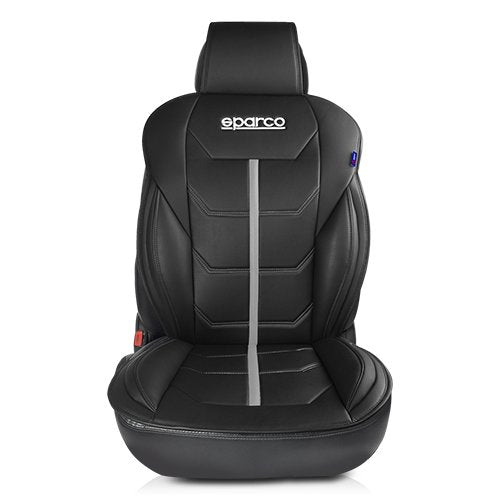 RESPALDO SPC FERRARA NE/GRIS PVC SPARCO CS 6