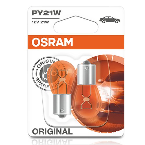 OSRAM 7507-02B BAU15S 12V 21W PY21W