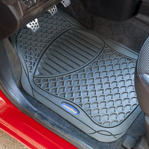 ALFOMBRA GOMA GRIS 4 PIEZAS GOODYEAR CS4