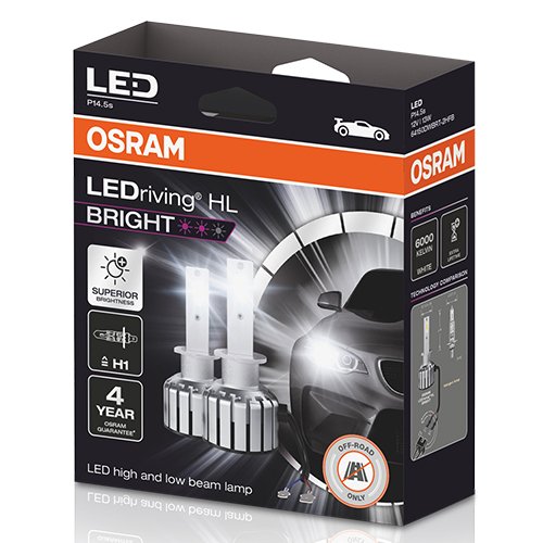 OSRAM LEDRIVING® HL BRIGHT 12V 13.0W P14.5S ? \"H1\"