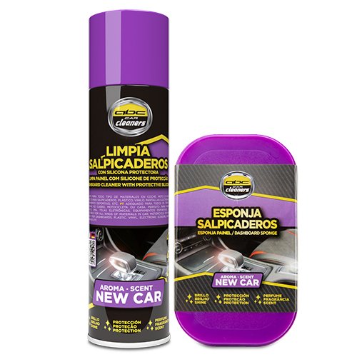 PACK DUO NEW CAR ABC CLEANERS ESPONJA Y LIMPIASALPICADERO
