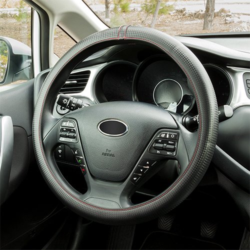 FUNDA VOLANTE NEO NEGRA/ROJA CS/6