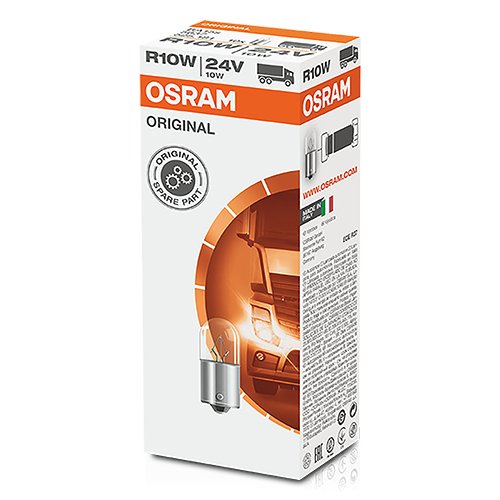 HALOGEN OSRAM ORGINAL 5637 BA15S 24V 10V R10W | 10 UDS