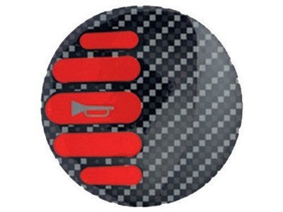 LENKRAD-DRUCKKNOPF-AUFKLEBER
