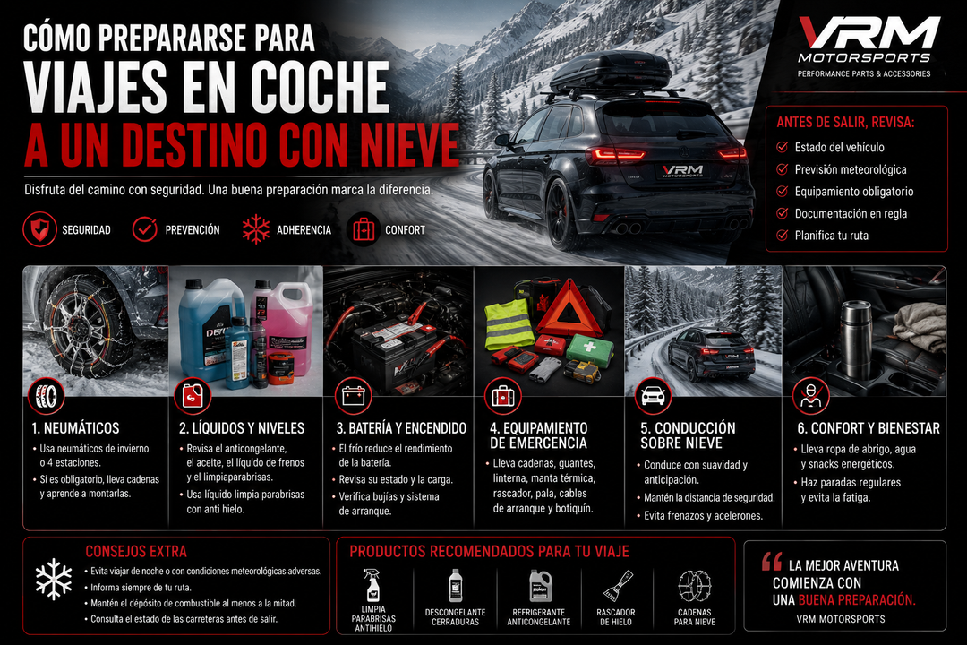 Cómo prepararse para un viaje en coche a un destino con nieve: guía completa para viajar seguro en invierno
