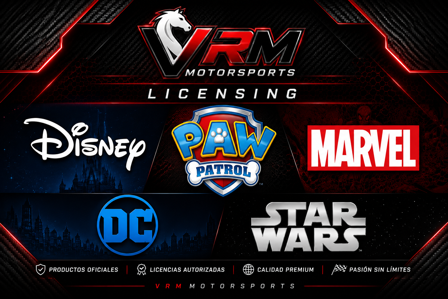 VRM Licensing Collection | Disney, Marvel, DC, Star Wars & Paw Patrol