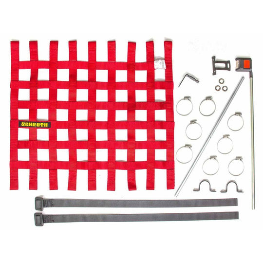 Sparco Red De Ventana Tamaño Ii Incl. Montaje Materiales Adecuados Rojo Schroth - Sparco original VRM Motorsports imagen 1