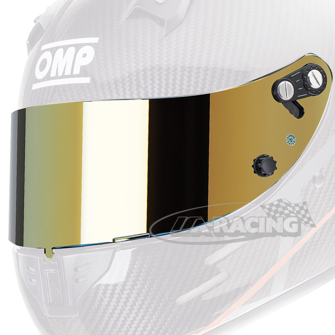 IRIDIUM GOLD VISOR PARA GP8 - KJ8 SERIES CASCOS OMP - OMP original VRM Motorsports imagen 1