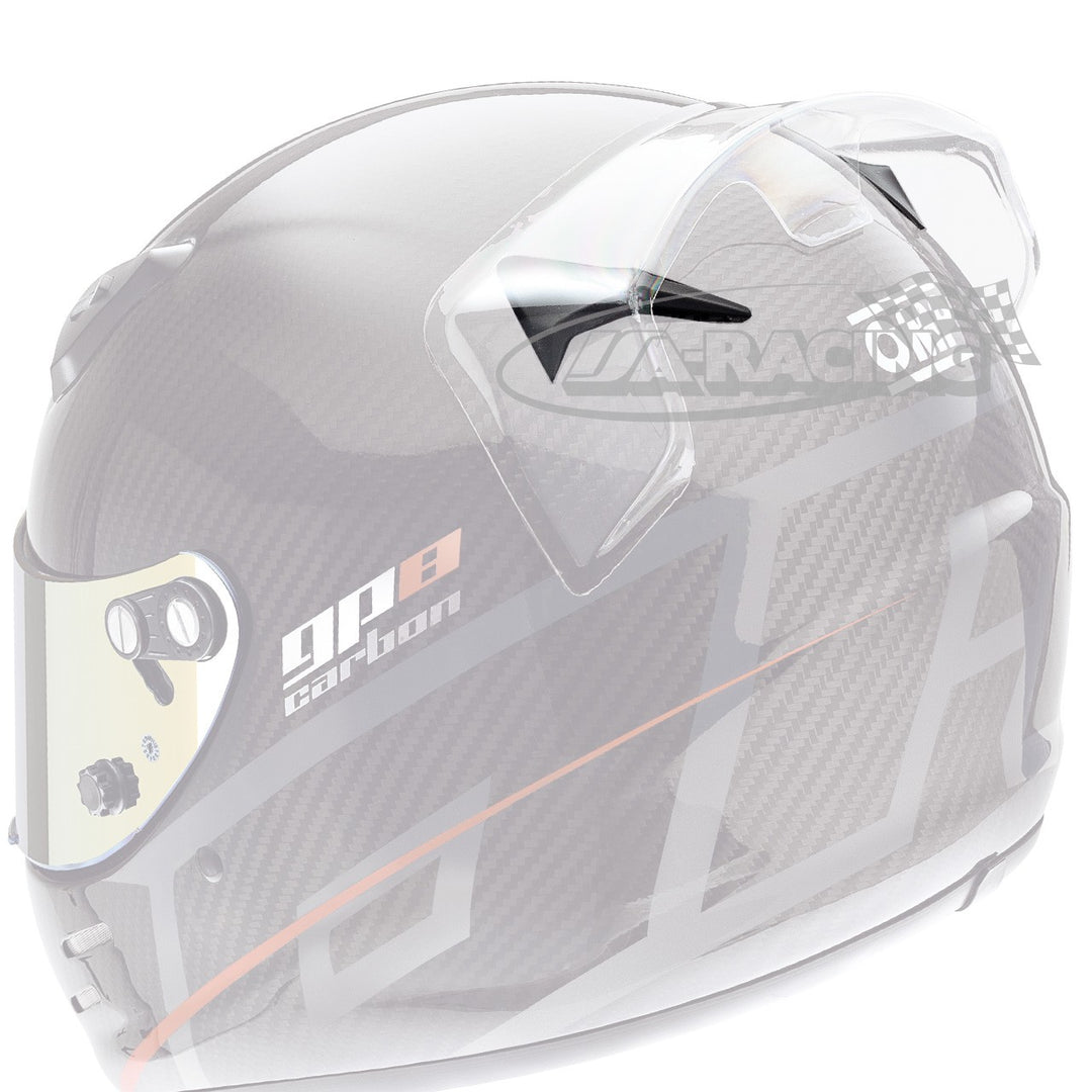 RECAMBIO COUPLE OF REAR AIR VENTS PARA GP8 - KJ8 SERIES CASCOS OMP - OMP original VRM Motorsports imagen 1