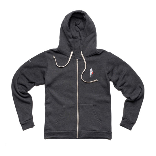SUDADERA FULL ZIP DARK GRIS TALLA XL DRIVER ICON OMP RACING | VRM Motorsports