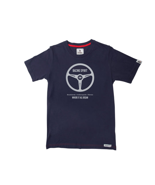 CAMISETA MANGA CORTA NAVY TALLA S WHERE IT ALL BEGAN OMP RACING | VRM Motorsports