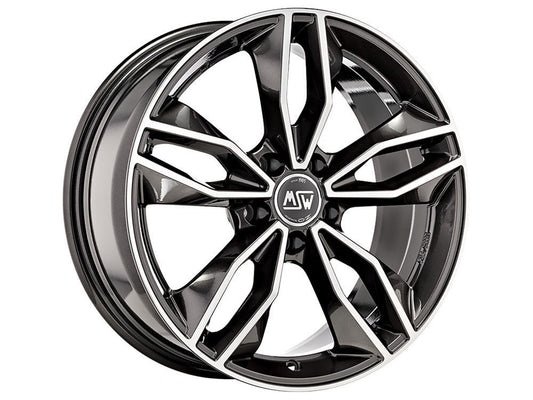 LLANTA  MSW MSW 71 8.5x19 ET35 5x114.30 64.12 GLOSS DARK GRAY FULL POLISHED