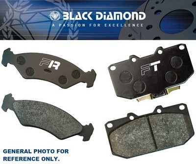 Pastillas de freno Black Diamond Rayado 12 BDPP696 para Mazda Mx5 Mk 2 (Eunos Roadster)