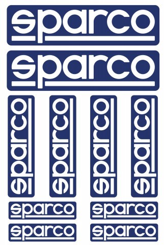 SPARCO PEGATINAS KIT PARA RALLY CAR