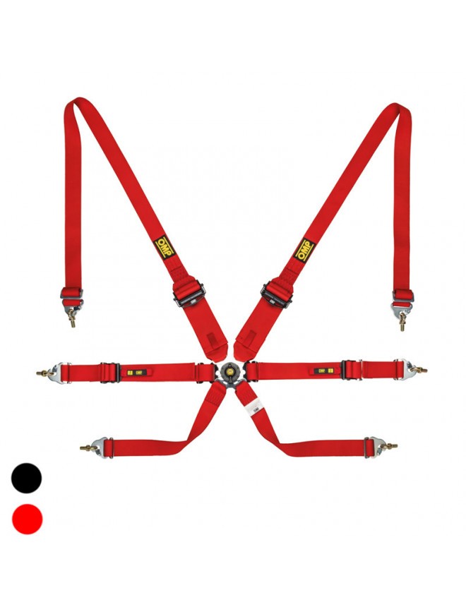 OMP SALOON SAFETY ARNES NEGRO FIA 8853-2016 PULL UP CONV. PULL DOWN - OMP original VRM Motorsports imagen 1