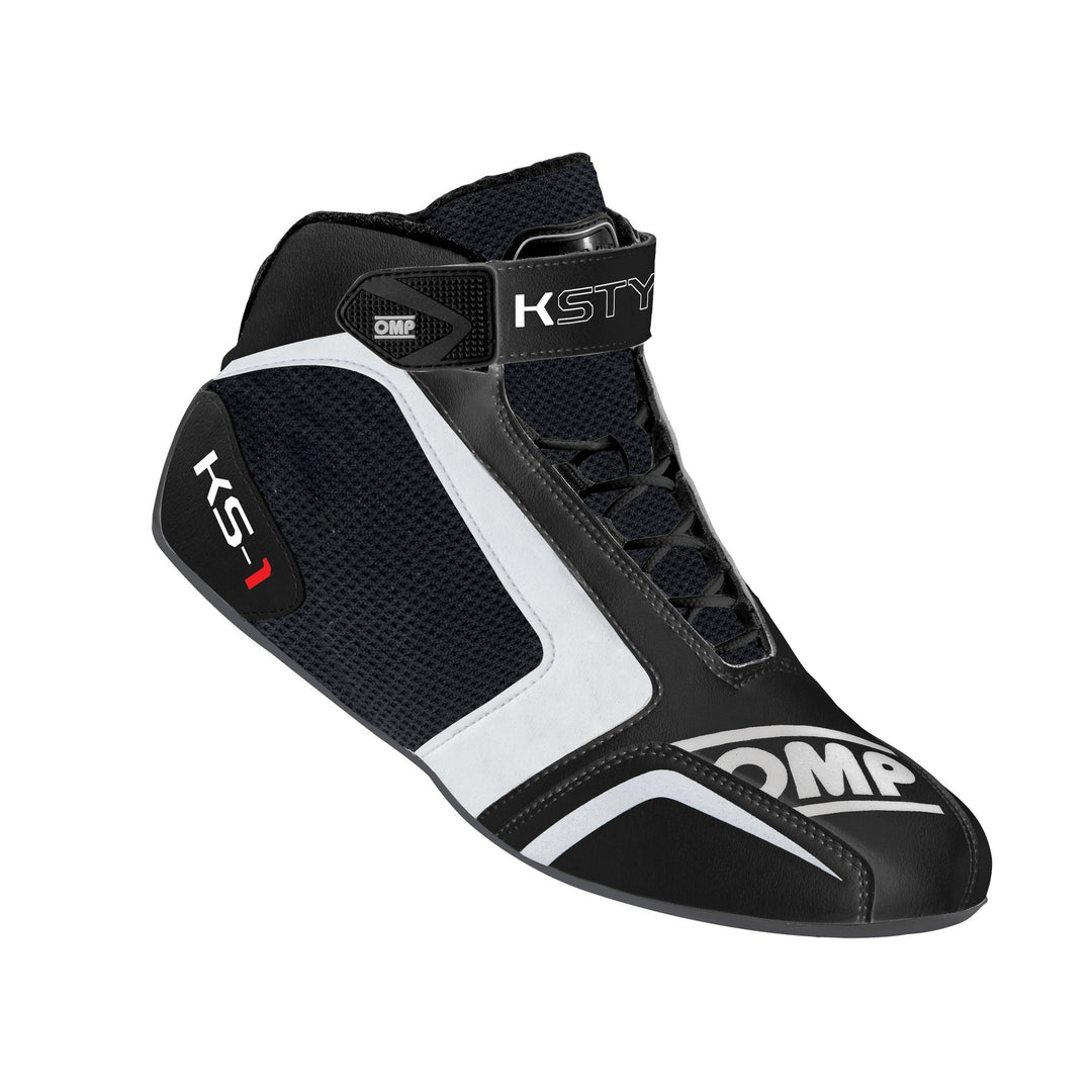 OMP KS-1 BOTINES NEGRO/BLANCO TALLA 33 - OMP original VRM Motorsports imagen 1