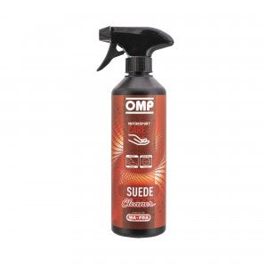 SUEDE LEATHER CLEANER (MOTORSPORT CARE) SPRAY 500 ML OMP RACING | VRM Motorsports