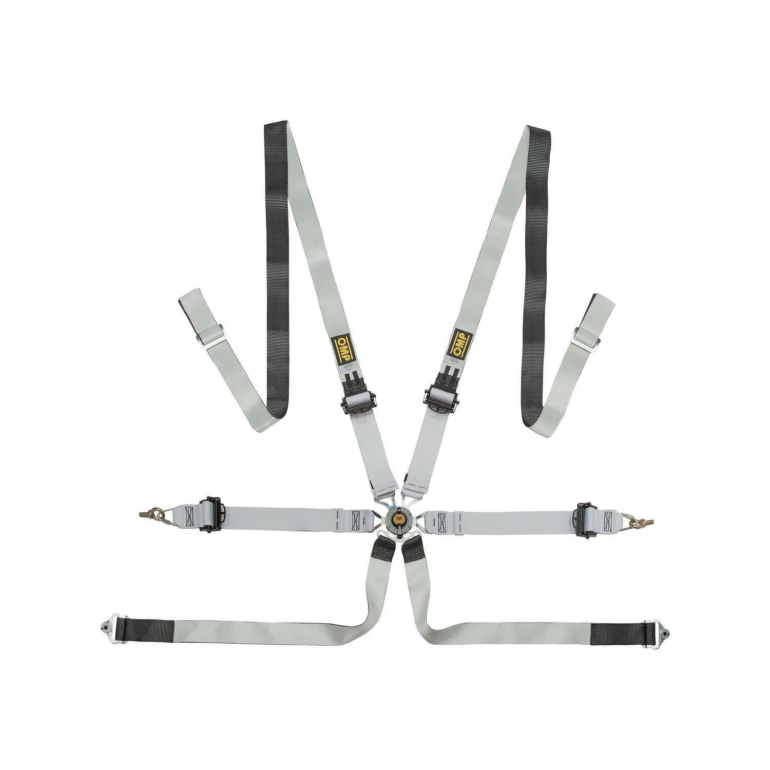 OMP ARNES EN DYNEEMA® PARA SALOON - 6 PUNTOS - PULL UP. ERGAL AJUSTE - MAGNESIUM FREE - NEGRO/BLANCO - OMP original VRM Motorsports imagen 1