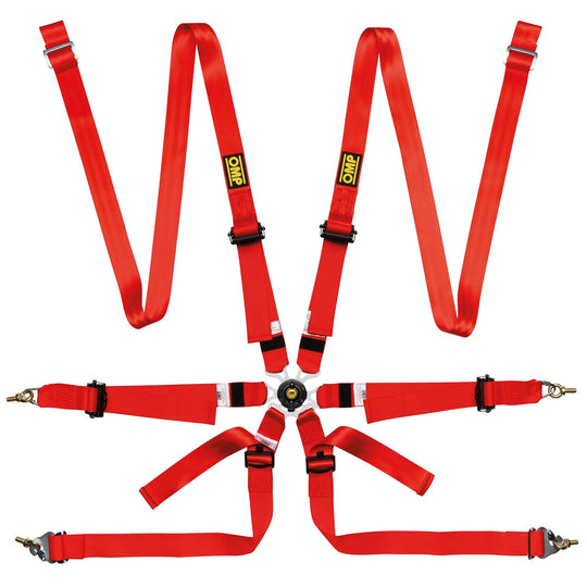 SAFETY ARNES ONE 2" VERSA - FIA 8853-2016 - ROJO OMP RACING | VRM Motorsports