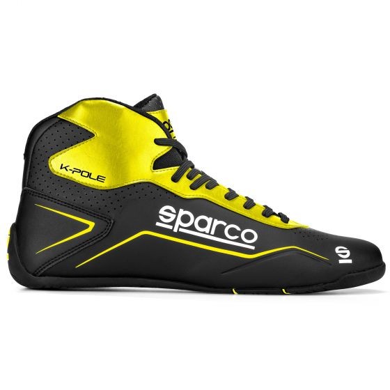 Sparco Kart Zapatillas K-Pole Talla 47 Negro/Amarillo - Sparco original VRM Motorsports imagen 1