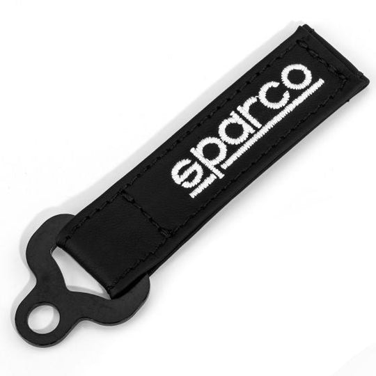 BLUE LEATHER KEYCHAIN