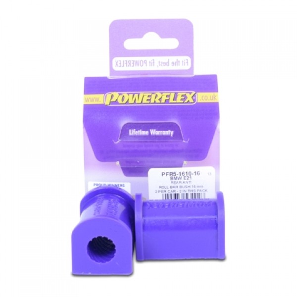 Trasero Barra Estabilizadora Silentblock 16Mm Powerflex PFR5-1610-16 VRM Motorsports
