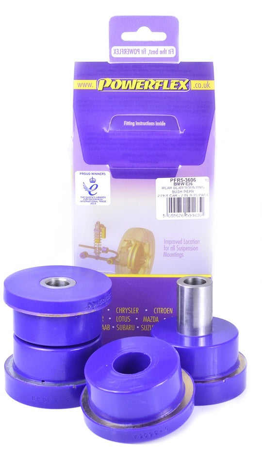 Trasero Subchasis Trasero Montaje Silentblock Powerflex PFR5-3606 VRM Motorsports