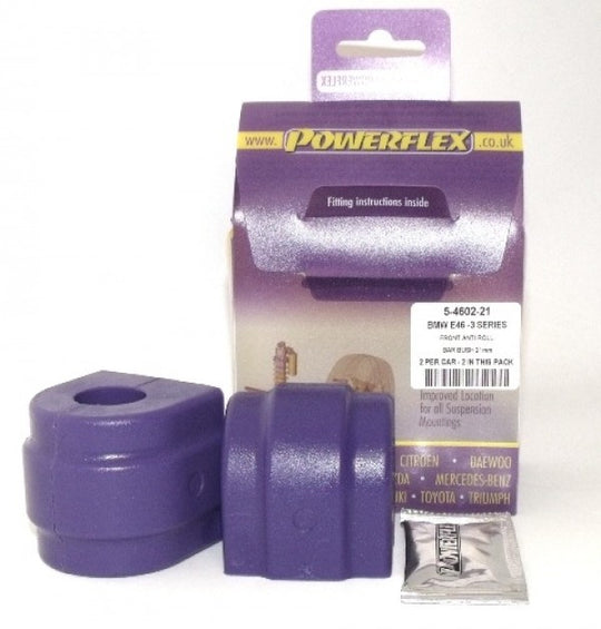 Delantero Barra Estabilizadora Silentblock 21.5Mm Powerflex PFF5-4602-21 VRM Motorsports